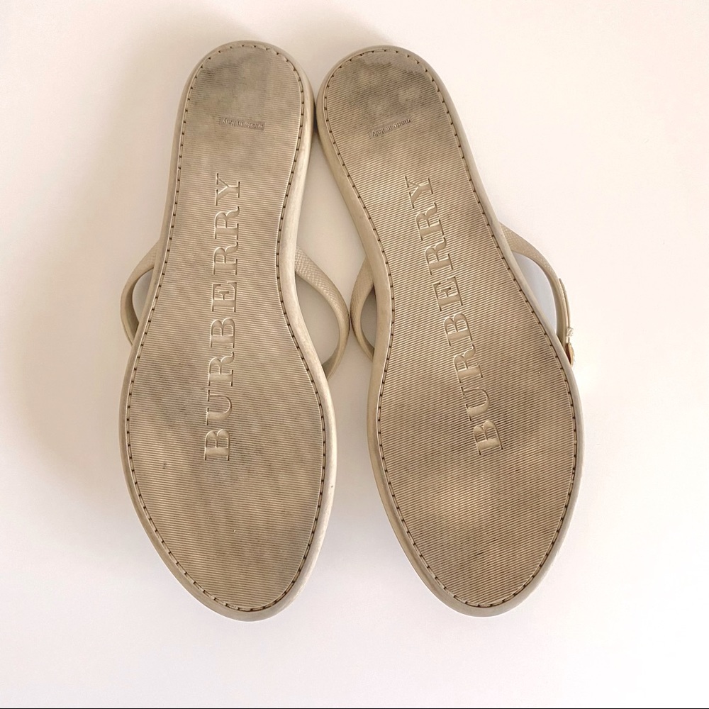 BURBERRY RUBBER FLIP FLOPS - Picture 5 of 5